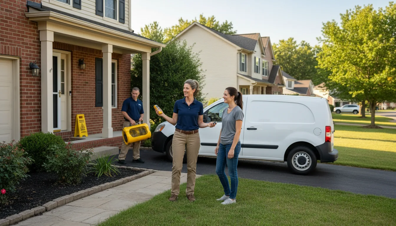 Residential water damage restoration in Houck, AZ